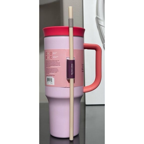 NWT Owala SPECIAL EDITION 40oz Tumbler - PEACHY ROSE - Picture 2 of 4